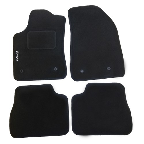 Tappetini Auto In Moquette Del 2014 Con 4 Clip Di Fissaggio Tappetini Auto In Moquette Del 2014 Con 4 Clip Di Fissaggio